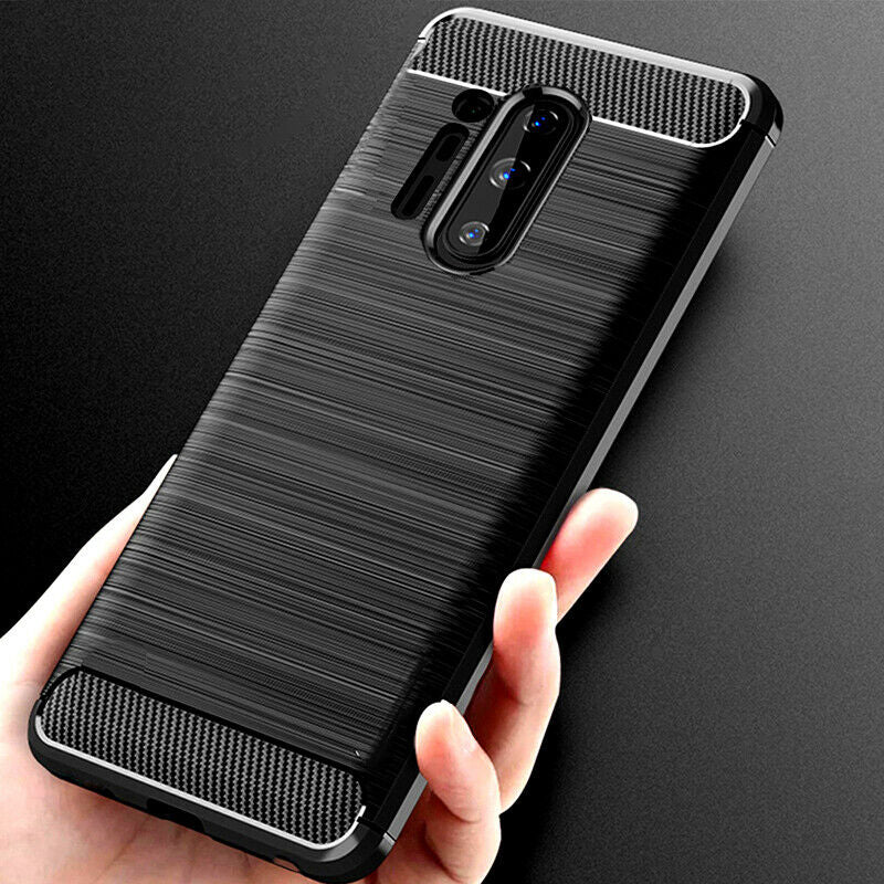 Tok OnePlus 8 Pro-hoz, Techsuit, Karbon, Fekete