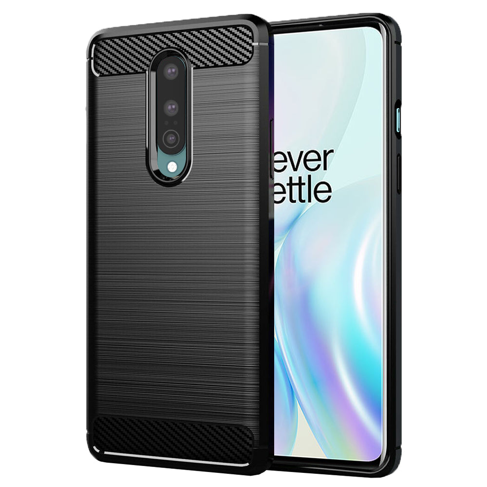 Tok OnePlus 8-hoz, Techsuit, Karbon, Fekete
