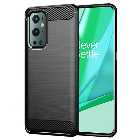 Tok OnePlus 9 Pro-hoz, Techsuit, Karbon, Fekete