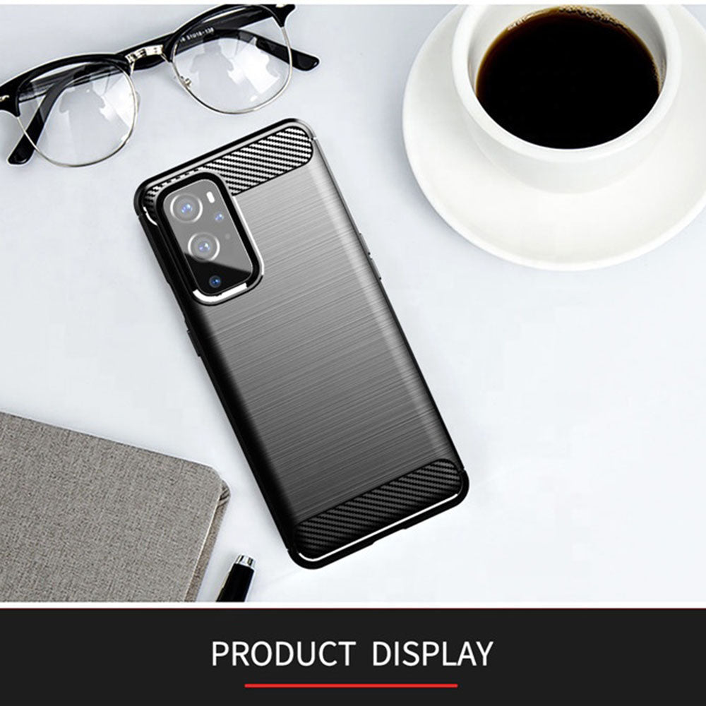 Tok OnePlus 9 Pro-hoz, Techsuit, Karbon, Fekete