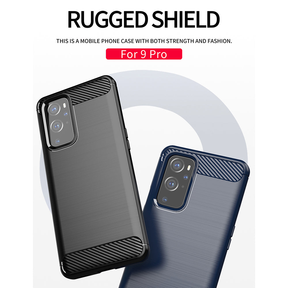 Tok OnePlus 9 Pro-hoz, Techsuit, Karbon, Fekete
