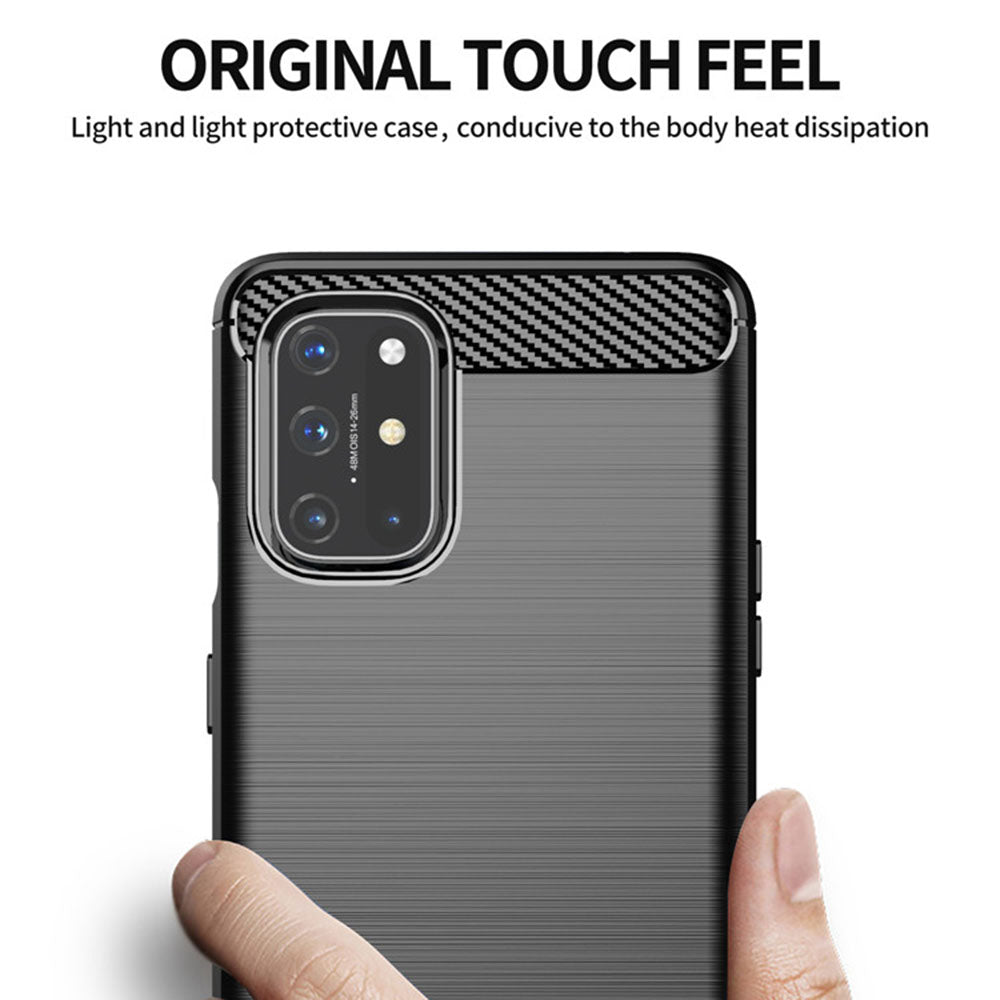 Tok OnePlus 9-hez, Techsuit, Karbon, Fekete