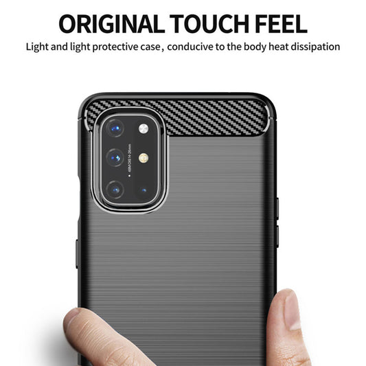 Tok OnePlus 9-hez, Techsuit, Karbon, Fekete