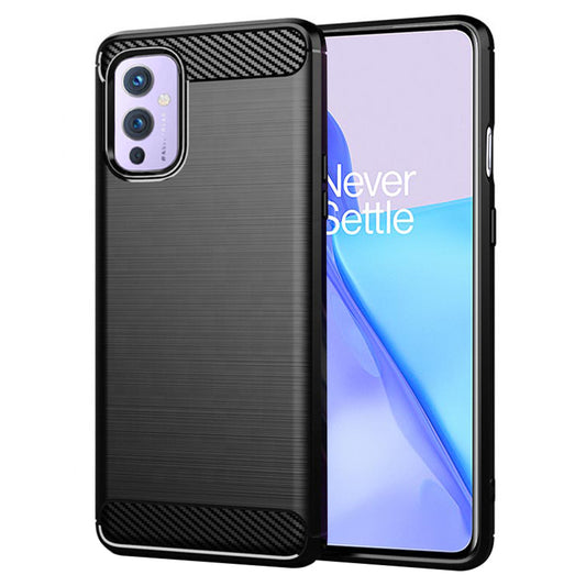 Tok OnePlus 9-hez, Techsuit, Karbon, Fekete