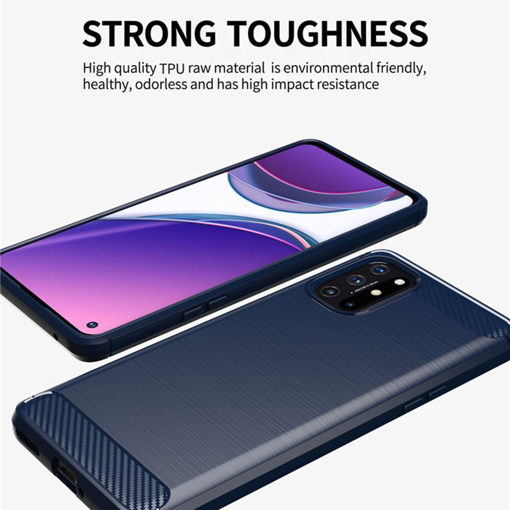 Tok OnePlus 9-hez, Techsuit, Karbon, Fekete