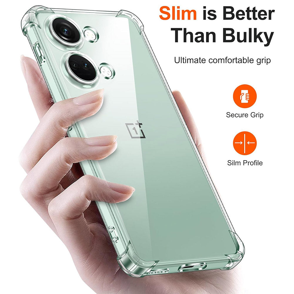 Tok OnePlus Nord 3-hoz, Techsuit, Ütésálló Átlátszó, Átlátszó