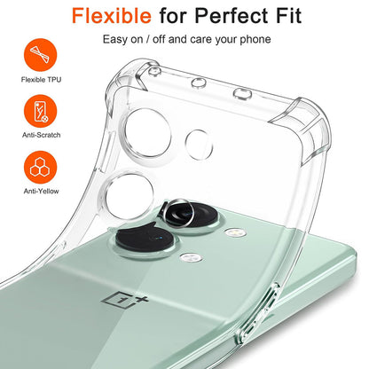 Tok OnePlus Nord 3-hoz, Techsuit, Ütésálló Átlátszó, Átlátszó