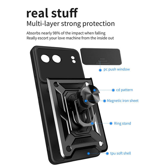 Tok OnePlus Nord 4-hez, Techsuit, CamShield, Fekete