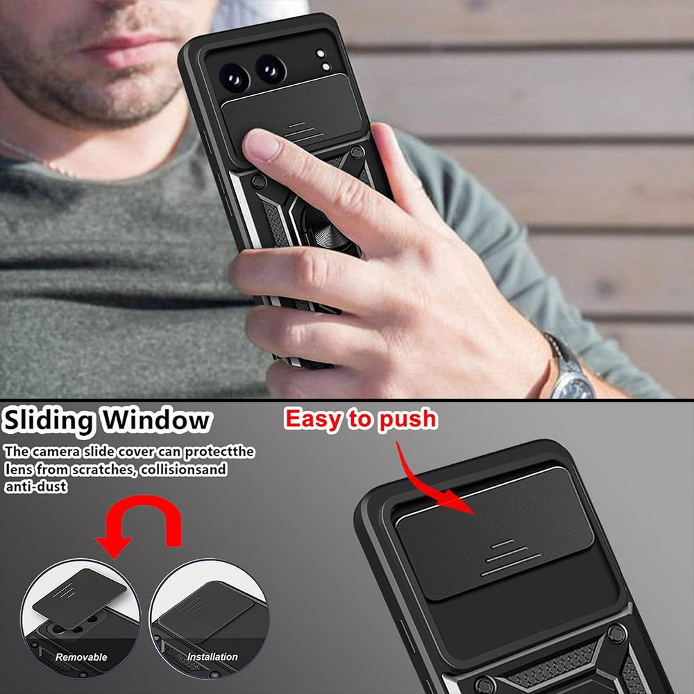 Tok OnePlus Nord 4-hez, Techsuit, CamShield, Fekete