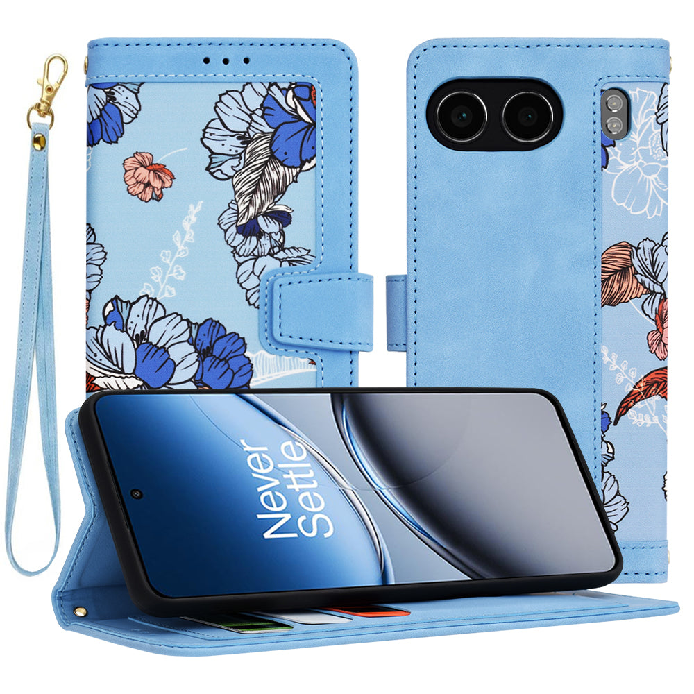 Tok OnePlus Nord 4-hez, Techsuit, FlipCraft, Kék