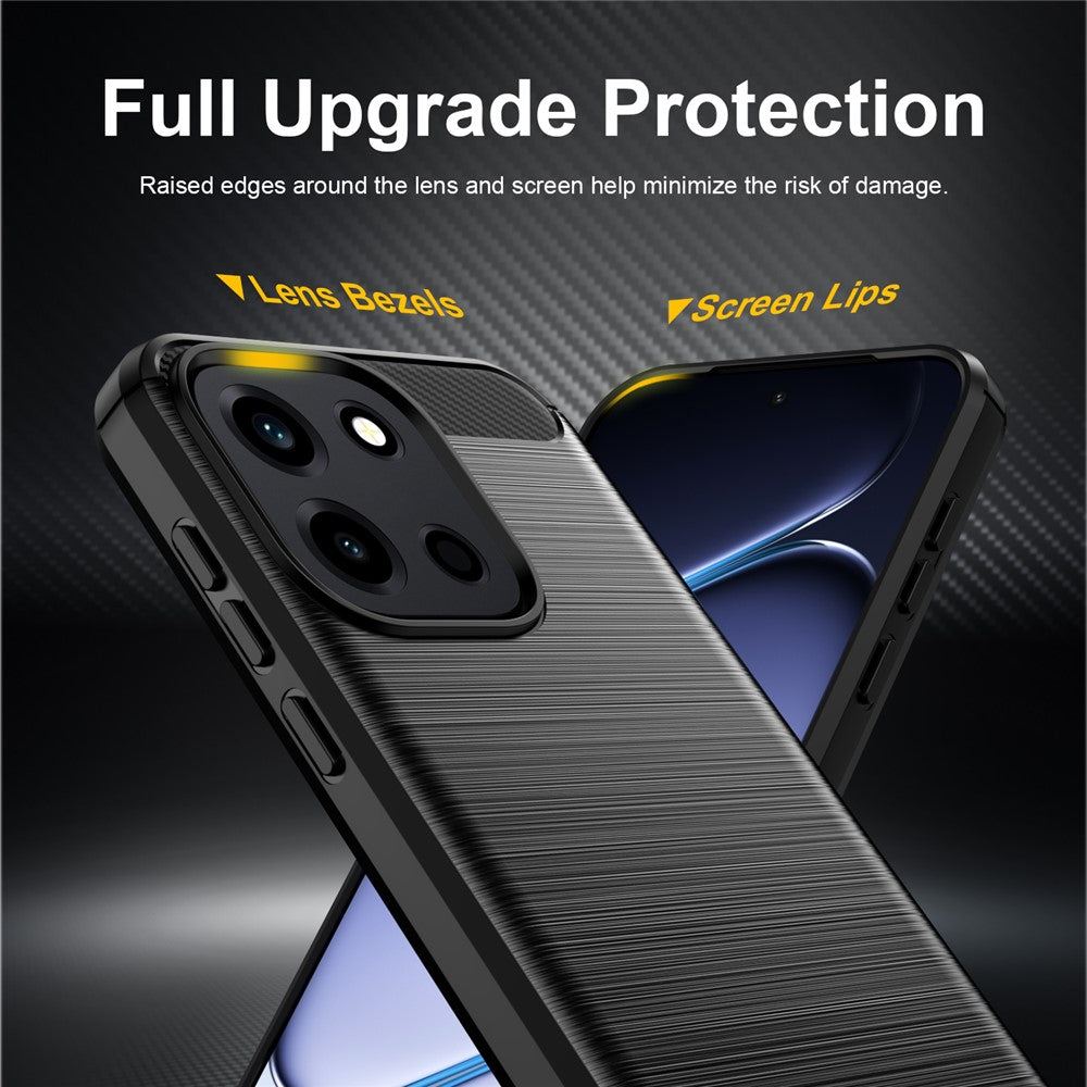 Tok OnePlus Nord 6-hoz, Techsuit, Karbon, Kék