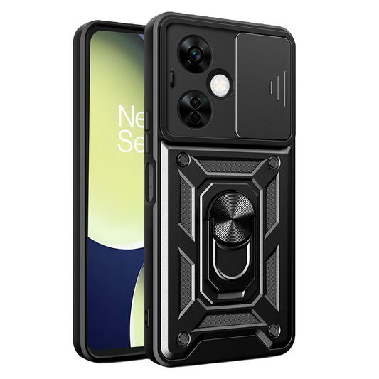 Tok OnePlus Nord CE 3 Lite-hez, Techsuit, CamShield, Fekete