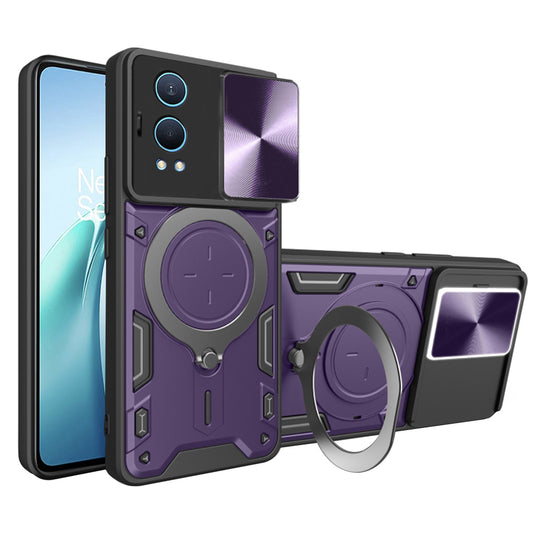 Tok OnePlus Nord CE4 Lite-hez, Techsuit, CamGuard Pro, Lila