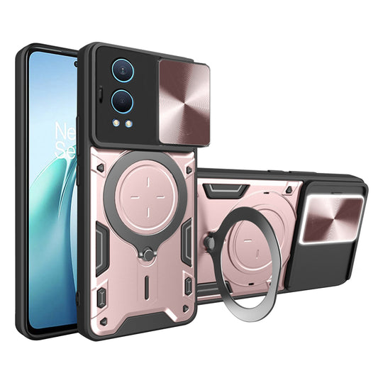 Tok OnePlus Nord CE4 Lite-hez, Techsuit, CamGuard Pro, Rózsaarany