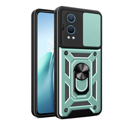 Tok OnePlus Nord CE4 Lite-hez, Techsuit, CamShield, Zöld