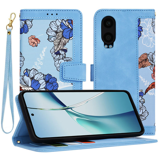 Tok OnePlus Nord CE4 Lite-hez, Techsuit, FlipCraft, Kék