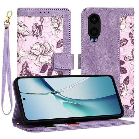 Tok OnePlus Nord CE4 Lite-hez, Techsuit, FlipCraft, Lila