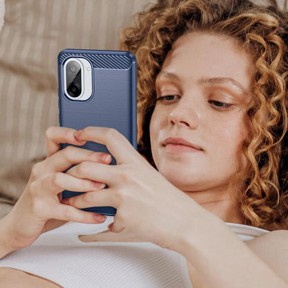 Tok a OnePlus Nord CE5-höz, Techsuit, Szénszálas, Kék