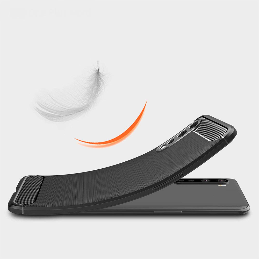 Tok OnePlus Nord-hoz, Techsuit, Karbon, Fekete