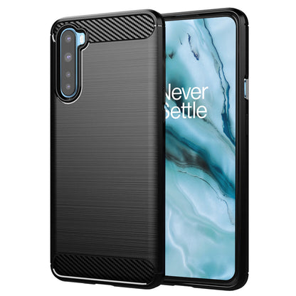 Tok OnePlus Nord-hoz, Techsuit, Karbon, Fekete