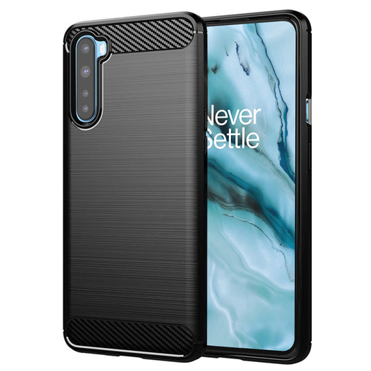 Tok OnePlus Nord-hoz, Techsuit, Karbon, Fekete