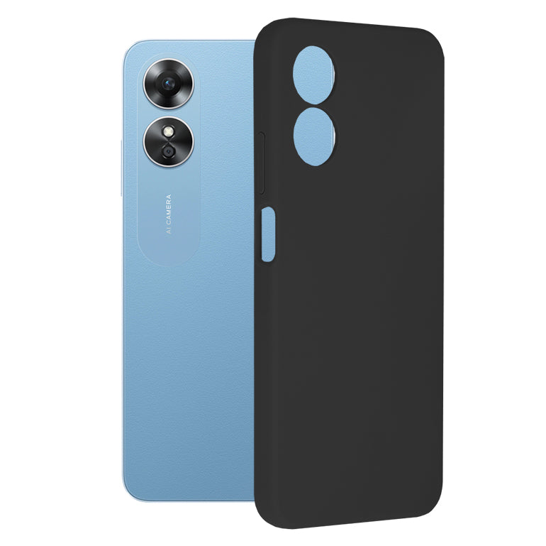Tok a Oppo A17-hez, Techsuit, Soft Edge, Fekete