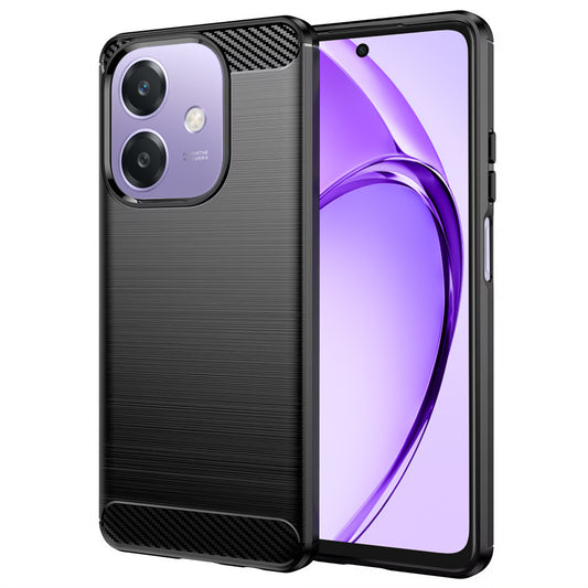 Tok Oppo A3 4G / A3-hoz, Techsuit, karbon, fekete