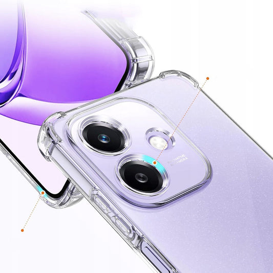 Tok Oppo A3 4G-hez, Techsuit, Ütésálló Átlátszó, Átlátszó