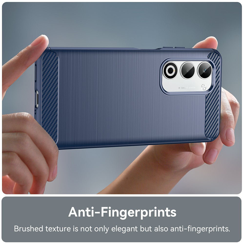 Tok Oppo A5 4G-hez, Techsuit, karbon, kék