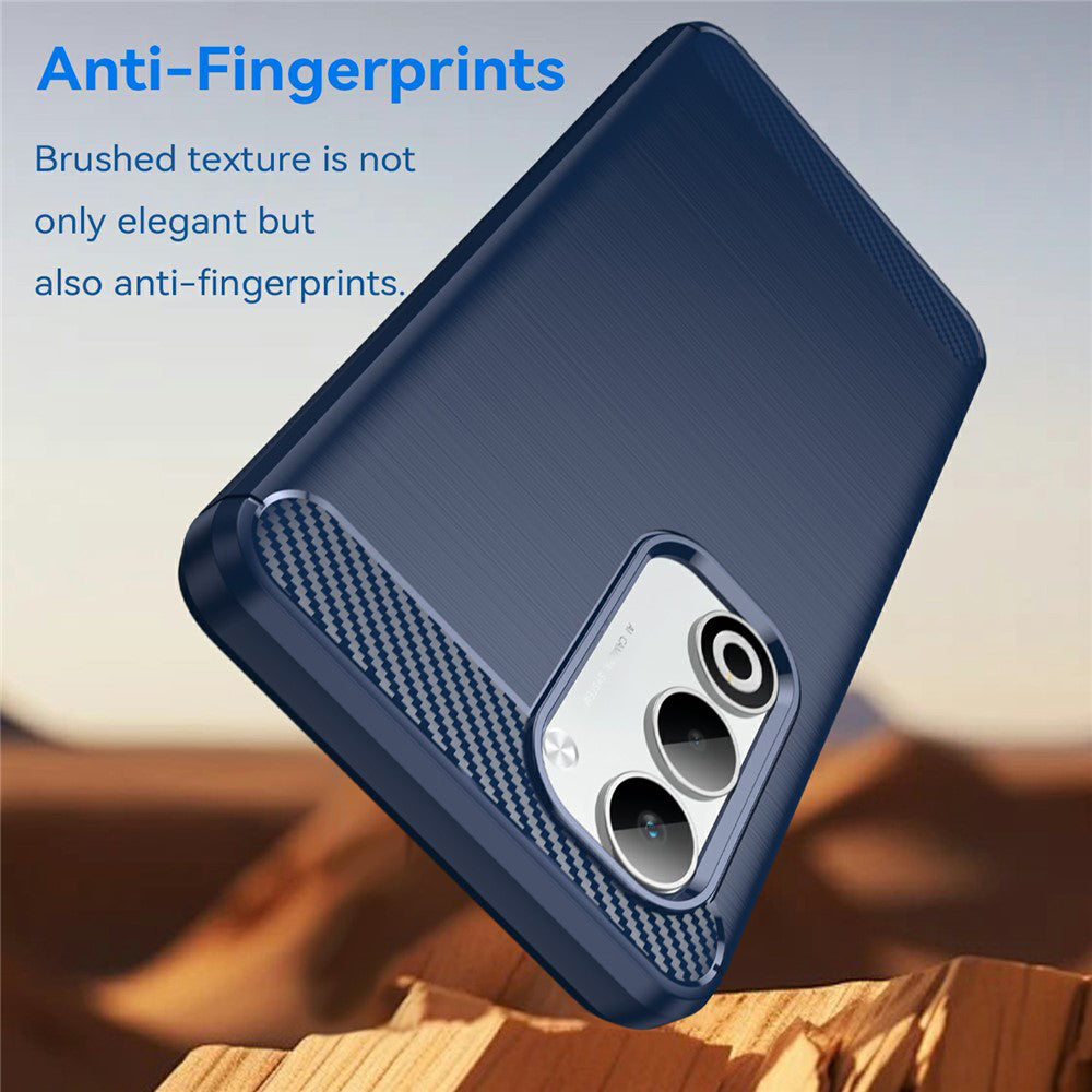 Tok Oppo A5 4G-hez, Techsuit, karbon, kék