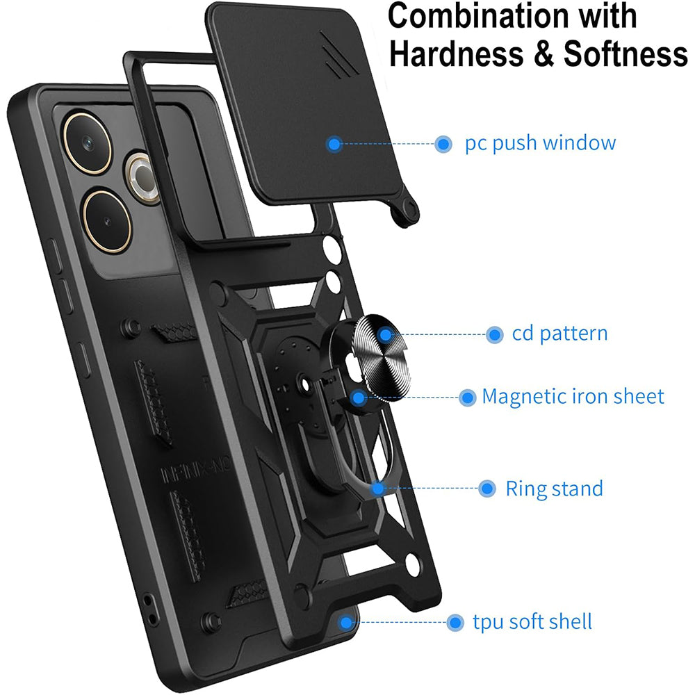 Case for Oppo A5 Pro 4G / A5 Pro, Techsuit, CamShield, Black