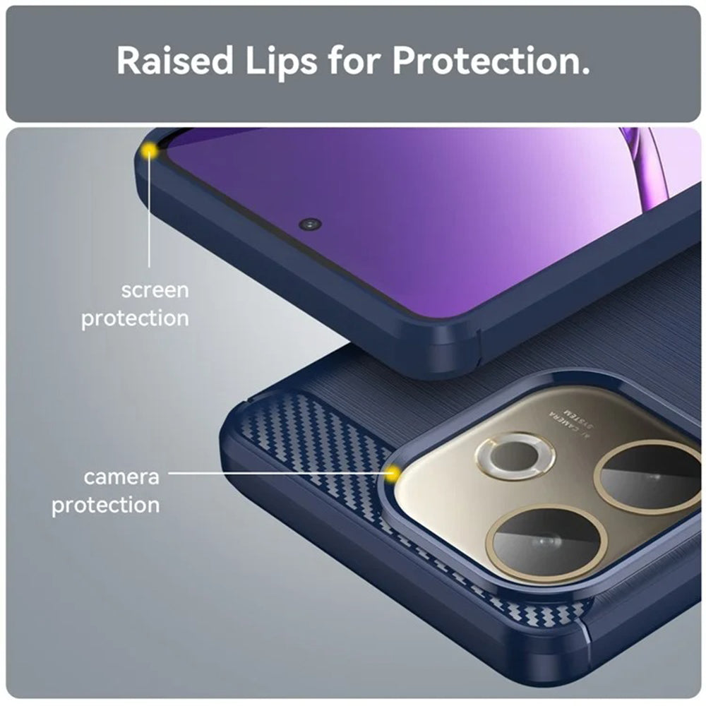 Tok Oppo A5 Pro 4G / A5 Pro, Techsuit, Karbon, Kék