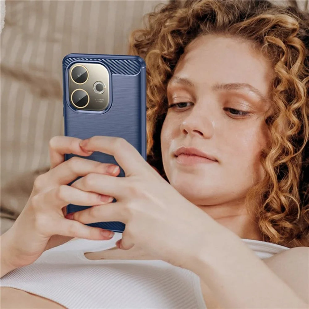 Tok Oppo A5 Pro 4G / A5 Pro, Techsuit, Karbon, Kék