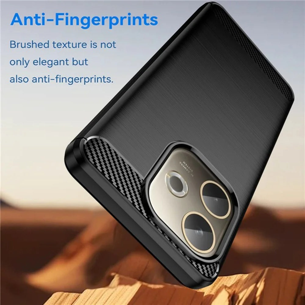 Tok Oppo A5 Pro 4G / A5 Pro, Techsuit, karbon, fekete
