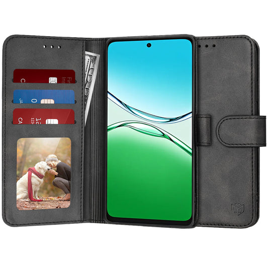 Tok Oppo A5 Pro 4G / A5 Pro készülékhez, Techsuit, Diary Book, Fekete