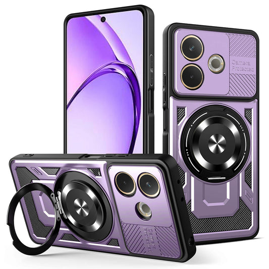 Tok Oppo A5 Pro 4G / A5 Pro készülékhez, Techsuit, RuggedCam, Lila