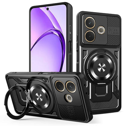 Tok Oppo A5 Pro 4G / A5 Pro készülékhez, Techsuit, RuggedCam, Fekete