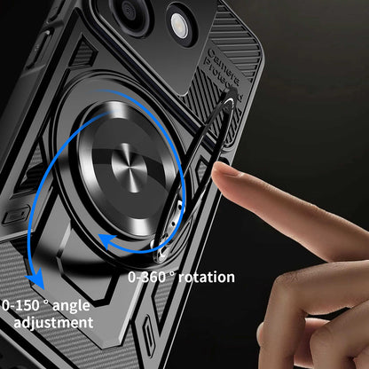 Tok Oppo A5 Pro 4G / A5 Pro készülékhez, Techsuit, RuggedCam, Fekete