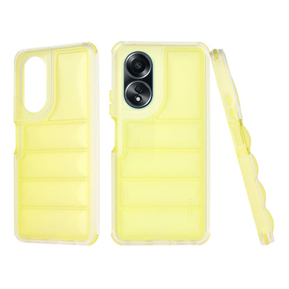 Tok Oppo A58 4G-hez, Techsuit, Wave Shield, Sárga