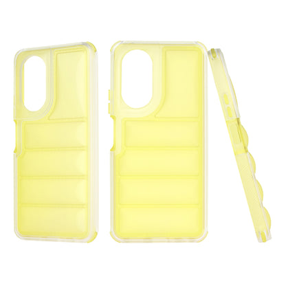 Tok Oppo A58 4G-hez, Techsuit, Wave Shield, Sárga