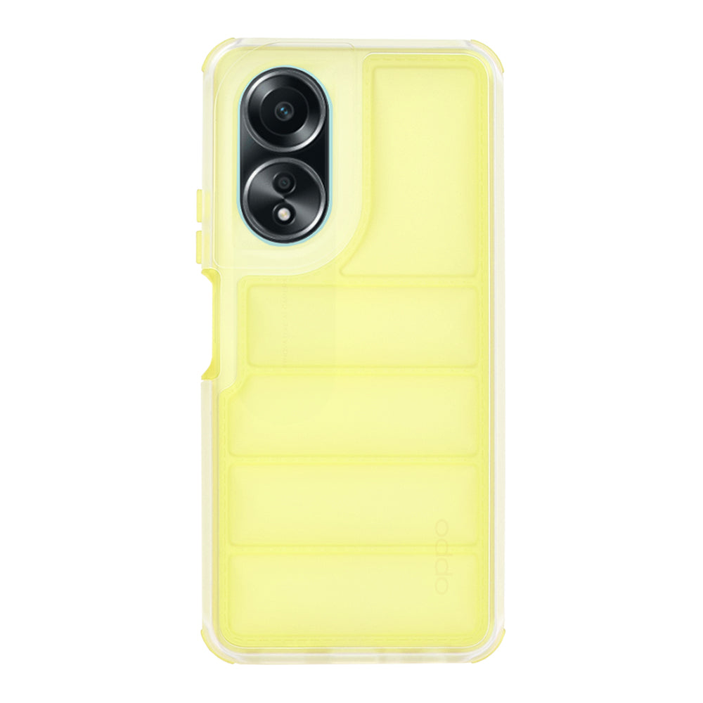 Tok Oppo A58 4G-hez, Techsuit, Wave Shield, Sárga