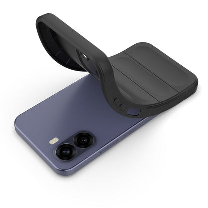 Tok a Oppo A6 4G-hez, Techsuit, Magic Shield, Fekete