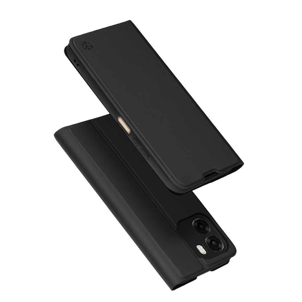 Tok a Oppo A6 4G-hez, Techsuit, Magskin Book, Fekete
