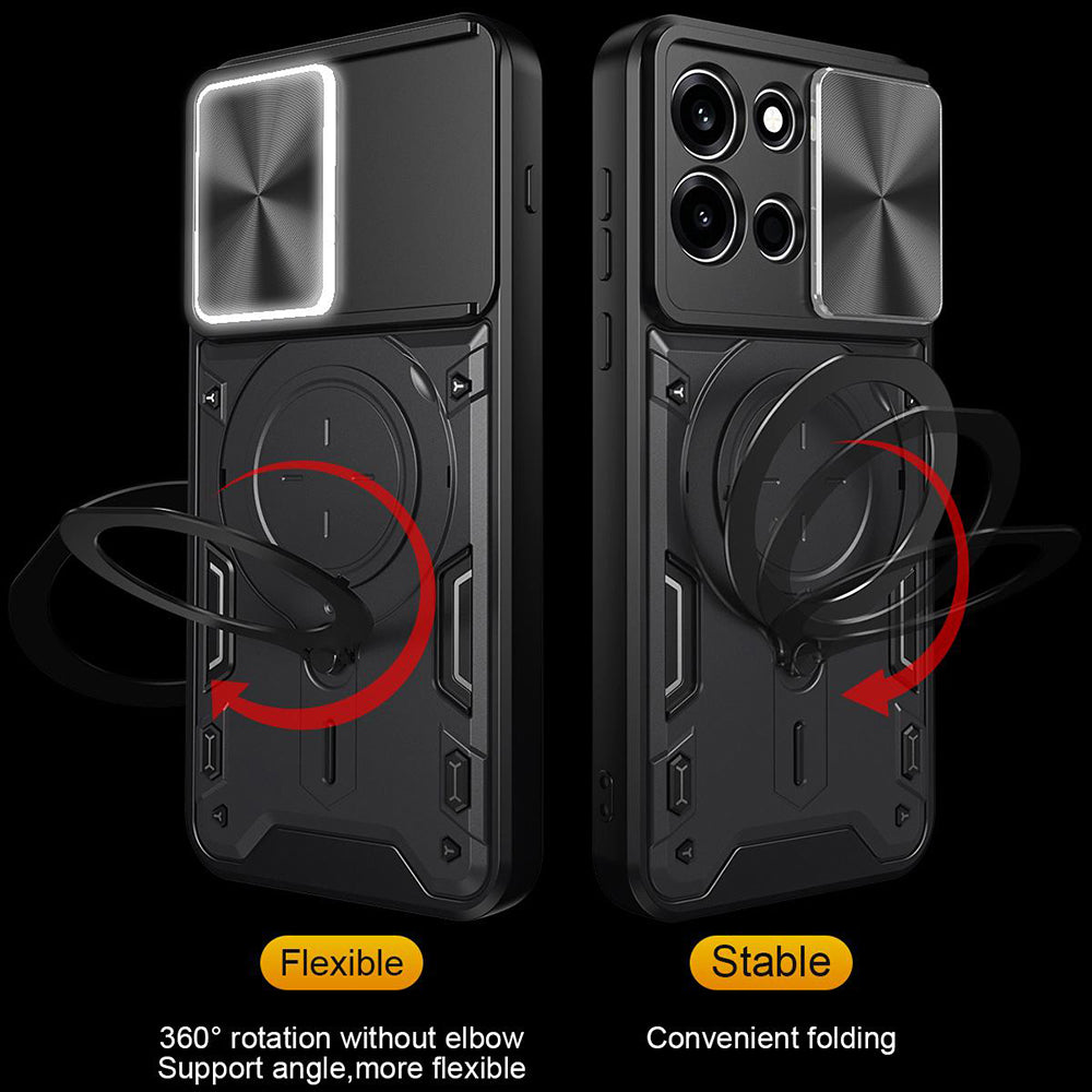 Tok Oppo A6 Pro 5G / A6 Pro 4G-hez, Techsuit, CamGuard Pro, Lila