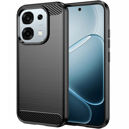 Tok Oppo A6 Pro 5G / A6 Pro 4G-hez, Techsuit, Szén, Fekete
