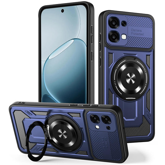 Tok Oppo A6 Pro 5G / A6 Pro 4G-hez, Techsuit, RuggedCam, Kék
