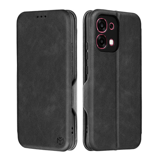 Tok Oppo A6 Pro 5G / A6 Pro 4G-hez, Techsuit, Safe Wallet Plus, Fekete