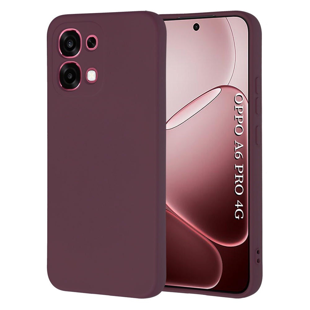 Case for Oppo A6 Pro 5G / A6 Pro 4G, Techsuit, SoftFlex, Burgundy