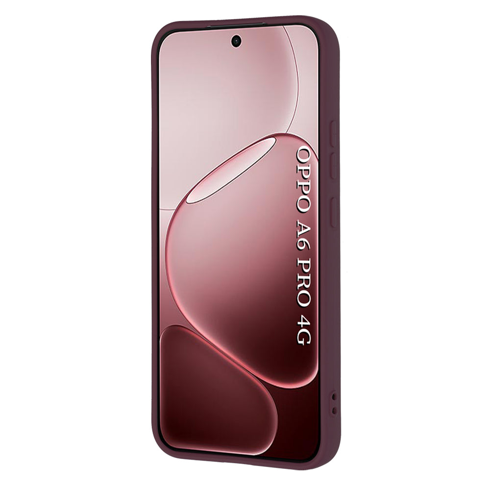 Case for Oppo A6 Pro 5G / A6 Pro 4G, Techsuit, SoftFlex, Burgundy