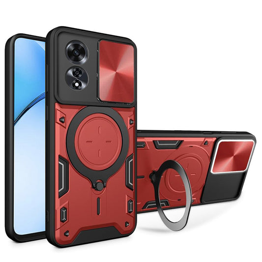 Tok Oppo A60-hoz, Techsuit, CamGuard Pro, Piros
